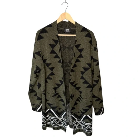 FRYE Long Aztec Cardigan - Picture 2 of 10